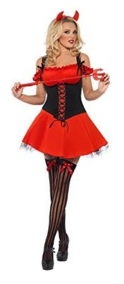 Devil Costume: Red and Black