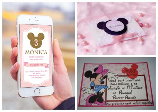In addition to the physical invitations there are the digital ones from minnie