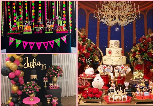 How to organize a 15th birthday party: Decoration templates