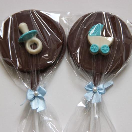 Cheap Baby Shower Sweets: Chocolate Lollipop