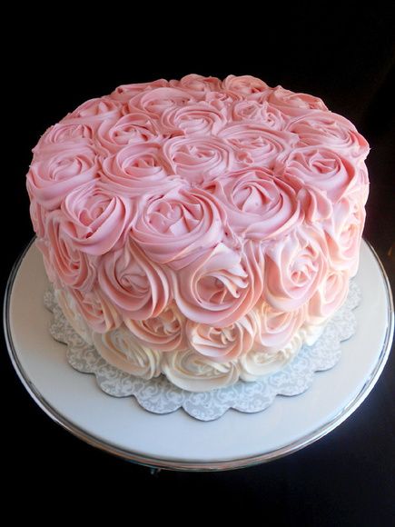 simple gradient cake