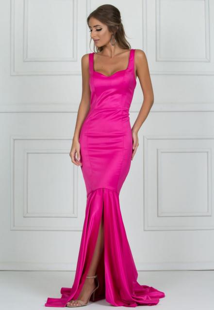 Pink mermaid wedding dress inspiration