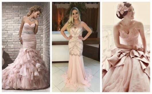 Baby pink has long been used by brides around the world
