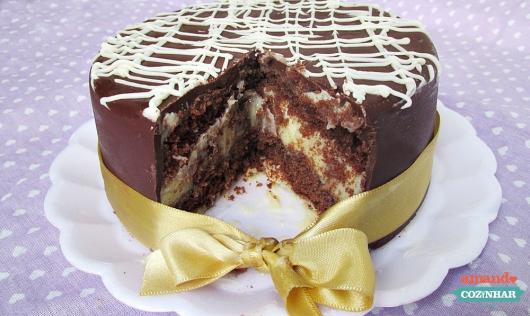 Truffle chocolate bonbon cake