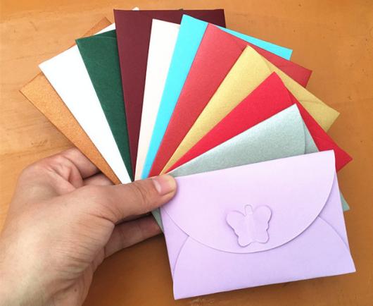 Colorful simple invitation envelope