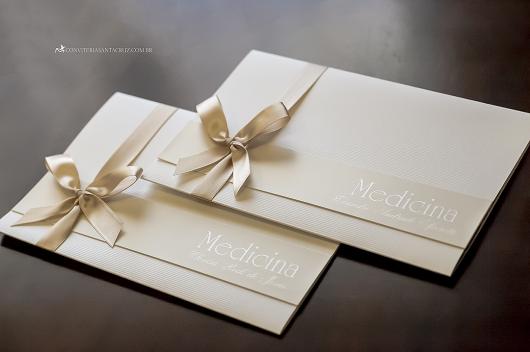 Beige Graduation Invitation Envelope