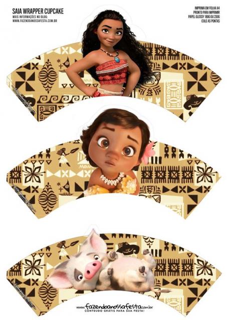 Wrappers inspired by the movie Moana.