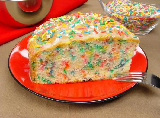 Colorful simple anthill cake