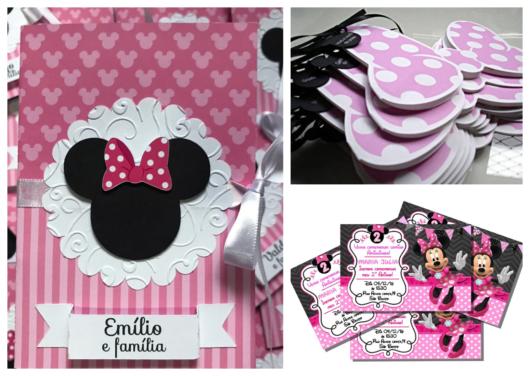 Minnie invitations can be used for birthdays and baby showers