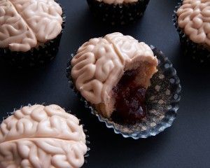 brain cupcake