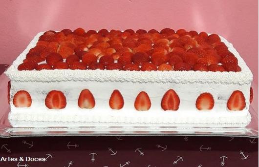 simple rectangular cake