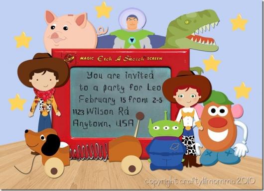 Different concepts to give an original touch to Toy Story invitations