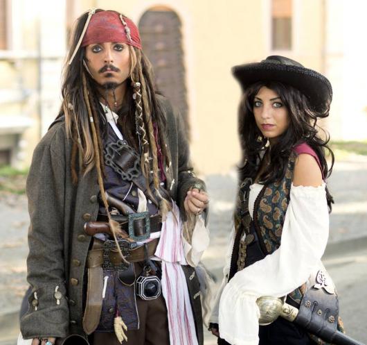 Couple fantasy, how about?  Jack Sparrow and the pirate Angelica Teach