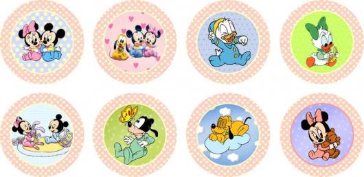 disney baby shower favor tags