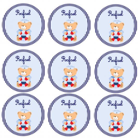 stickers for teddy bear Rafael