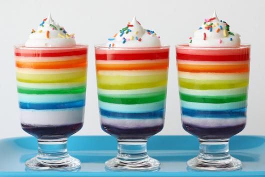 gelatin like colorful candies