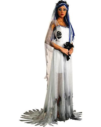 Corpse Bride Costume with Torn Bar