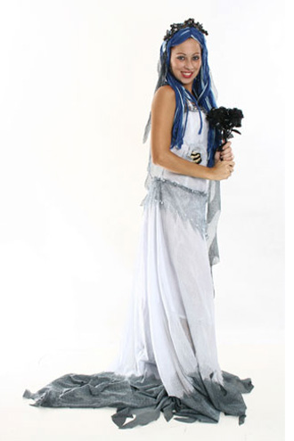 Corpse Bride Costume with Gray Syrup