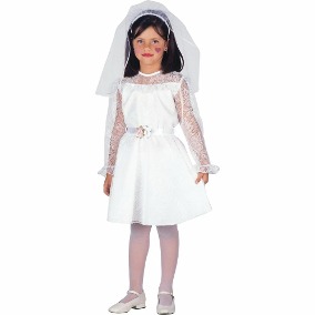 Fantasy Child's corpse with veil