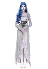 Fantasy Corpse Bride with Blue Hair