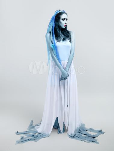 Corpse Bride Costume with Realistic Makeup