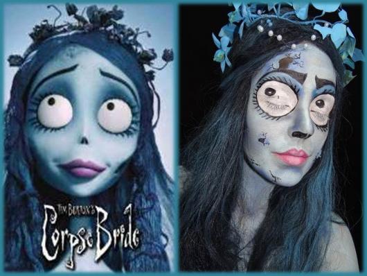 Fantasy Corpse Bride Realistic Makeup