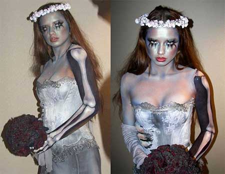 Fantasia Corpse Bride improvised with painting 