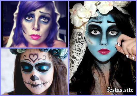Fantasia Corpse Bride improvised makeup
