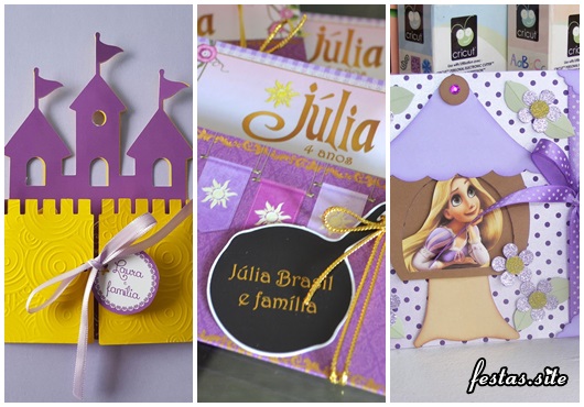 Rapunzel party scrapbook templates