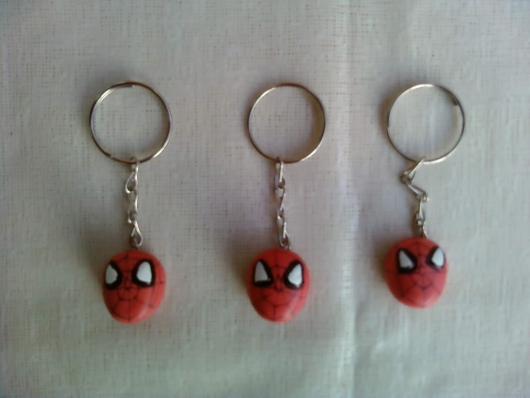 Spiderman Souvenir Biscuit Keychain