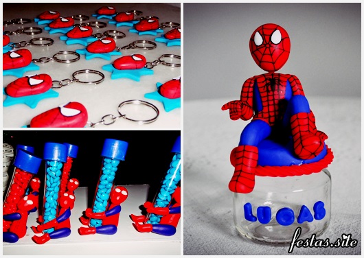 Spider-Man Party Favors Biscuit Models