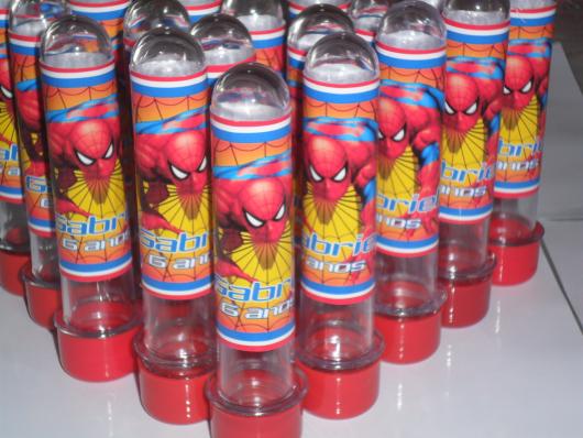 Spider-Man Party Favors Personalized Tube