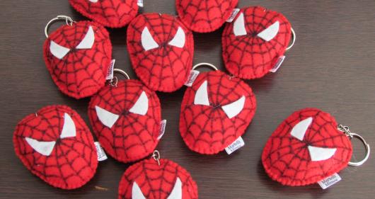 Souvenirs Spider-Man Felt Keychain