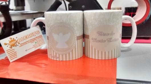 Party favors for christening godparents personalized cup