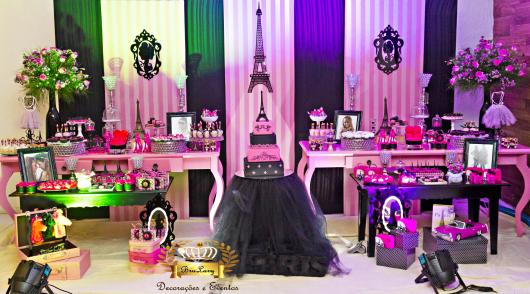 Pink, Black and White 18th Birthday Party Themes