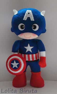 Captain America's Felt Doll.