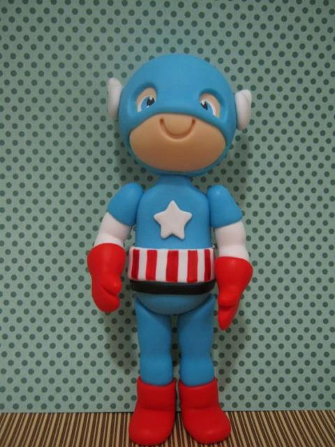 Captain America's Biscuit Doll.