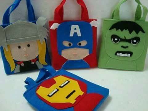 Avengers felt bags.