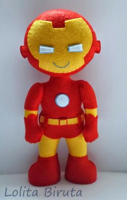 Iron Man felt doll.