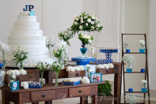 rustic blue party