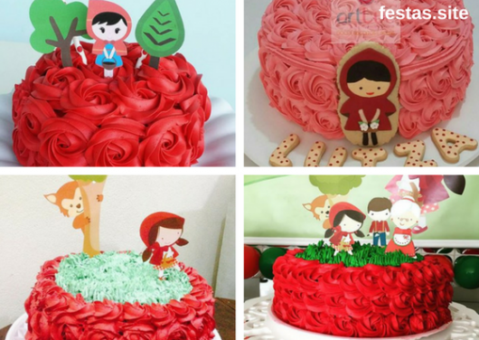 little red frosting hat cakes