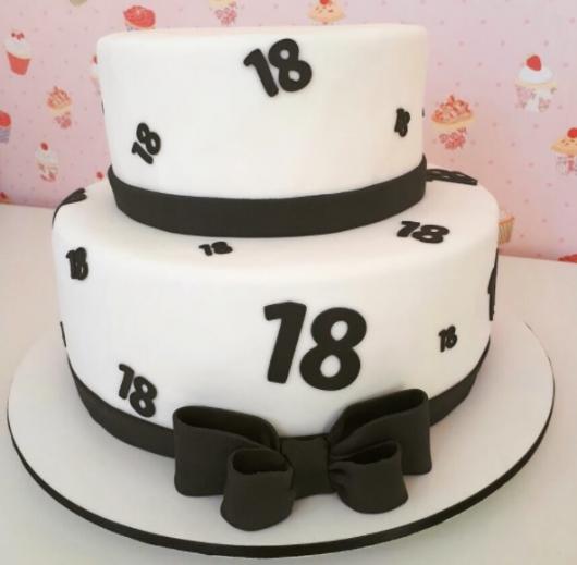 18 years cake