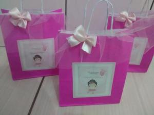 pink surprise bag with bow