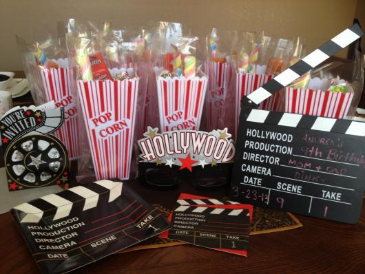 Movie/Hollywood Party Decoration Details