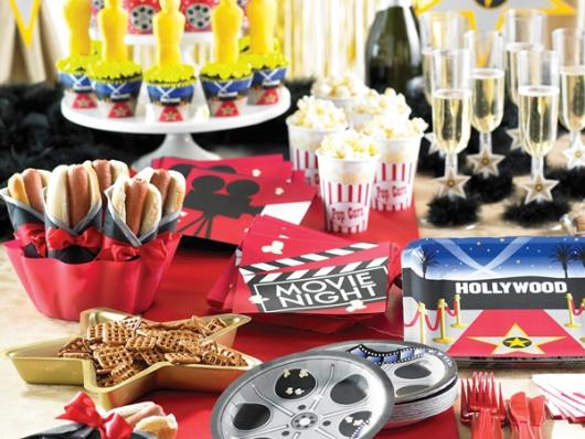 Movie/Hollywood Party Themed Decor Details