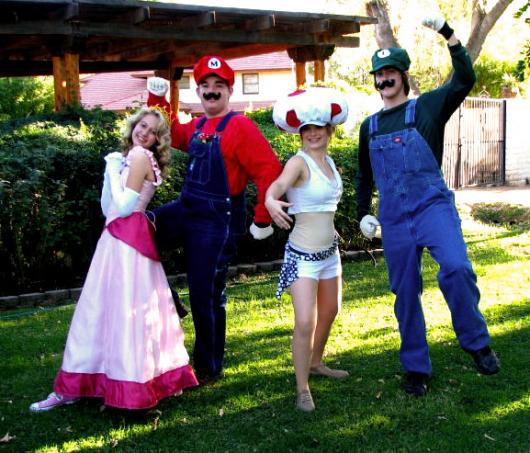 Mario Bros costume for groups
