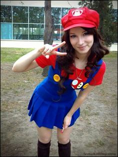 Fantasy Mario Bros Model Dress