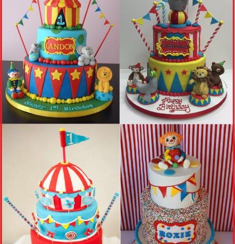 ideas for fake cake theme circus