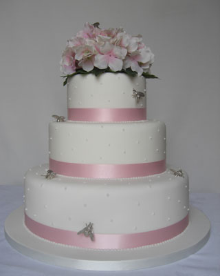 fake cake with flowers 2