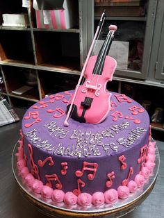 15-year-old cake-with-musical-notes